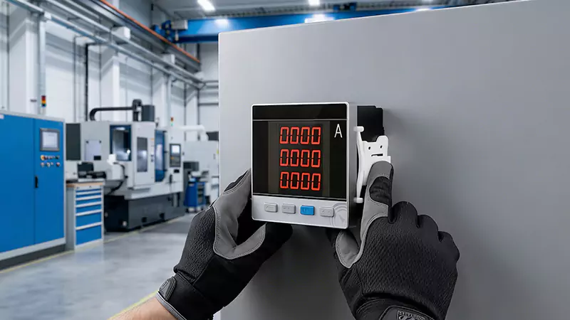 Bagaimana untuk melaraskan parameter ammeter digital tiga fasa