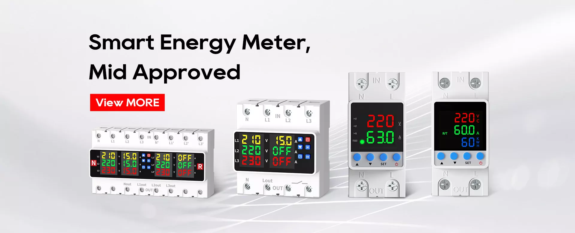Pembekal Meter Elektrik Rel Panduan Fasa Tunggal China